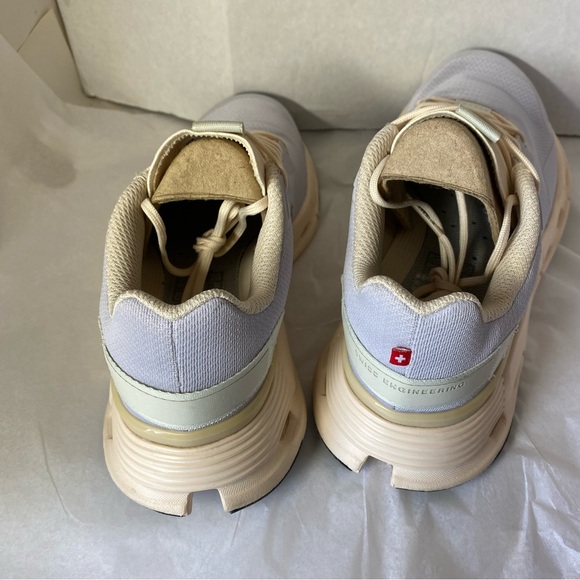 On Cloud Cloud Monster Lavender Purple/ Fawn Pink Vegan Sneakers Women's 5.5 - Picture 4 of 9